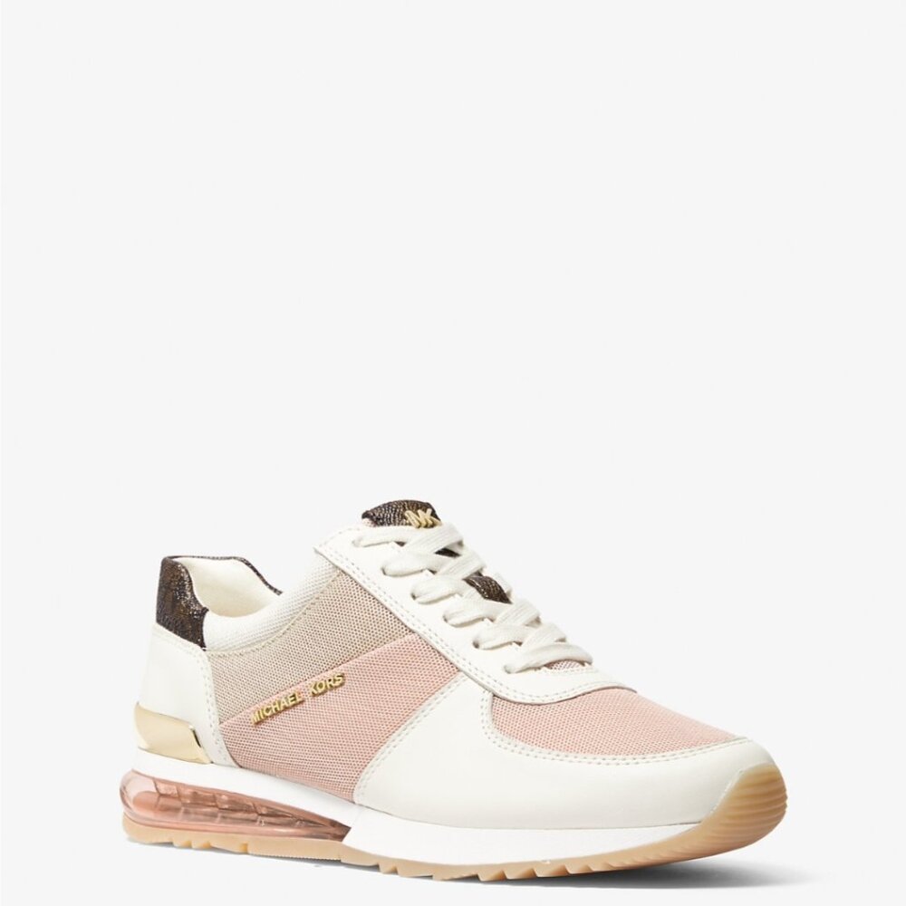 Michael Kor Allie Extreme Mixed-Media Trainer. Size 6.5